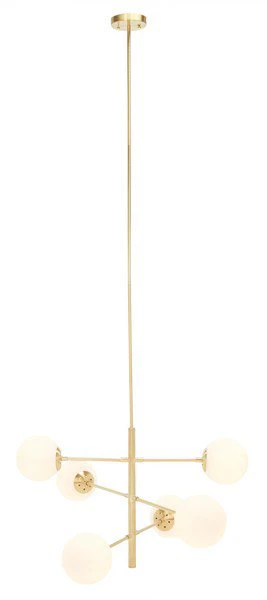 Safavieh Bassett Chandelier - Gold - Image 2