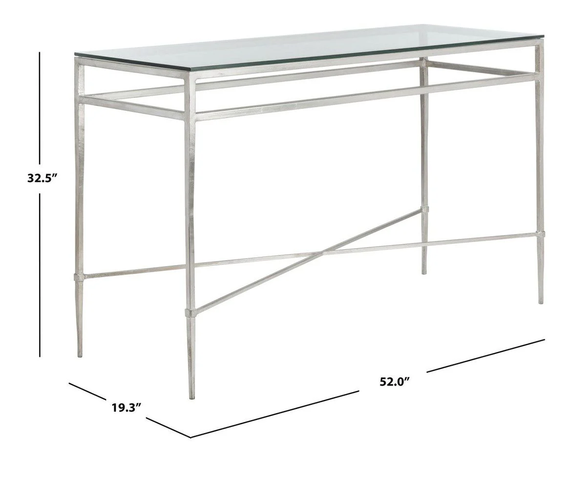 Safavieh Baumgarten Console Table - Silver - Image 4