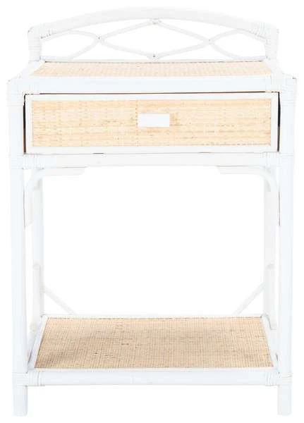 Safavieh Bea 1 Drawer 1 Shelf Nightstand - White - Image 2