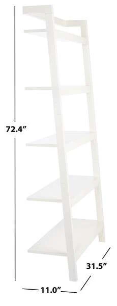 Safavieh Beauregard 5 Tier Leaning Etagere - White - Image 4