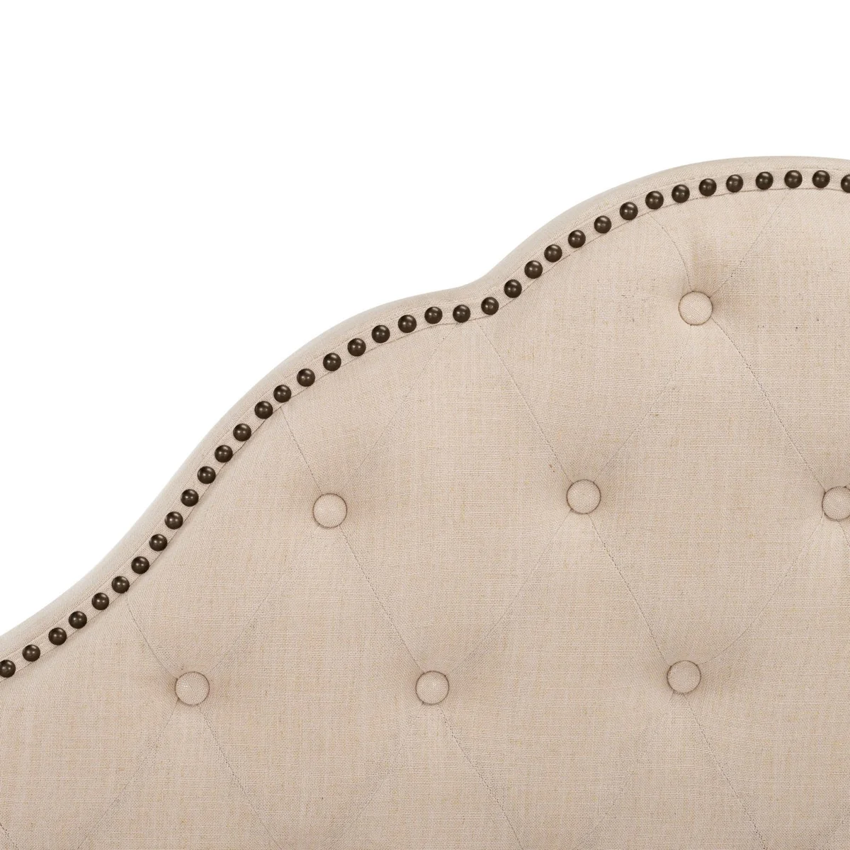 Safavieh Beckham Bed Queen Size - Beige - Image 3