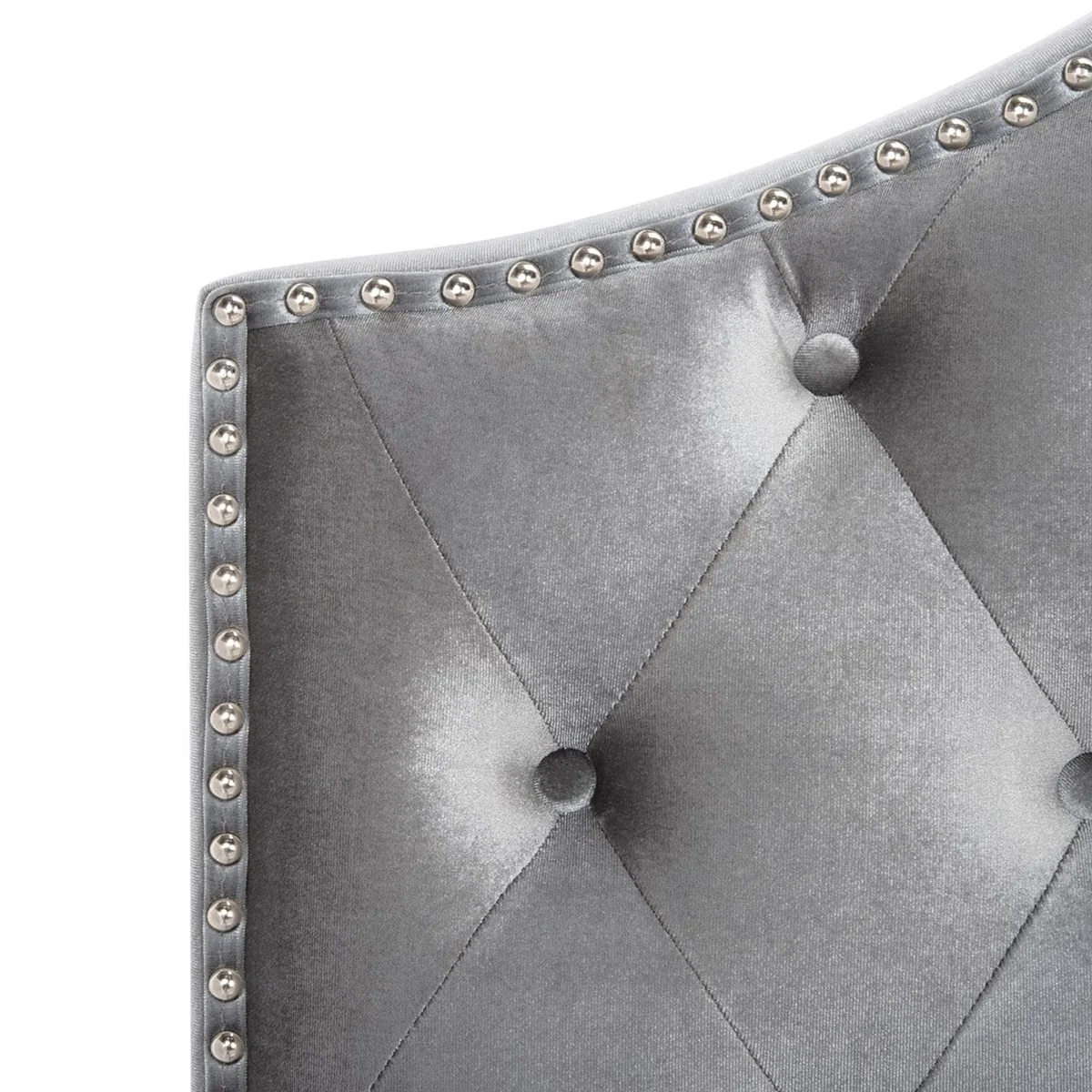 Safavieh Beckham Bed Queen Size - Light Grey - Image 5