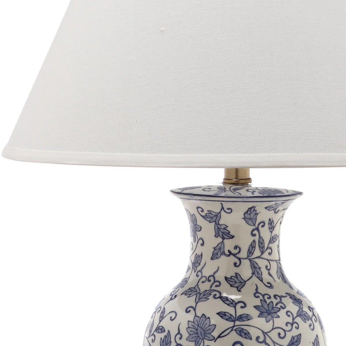 Safavieh Beijing 29-Inch H Floral Urn Lamp Set Of 2 - Blue - Image 3