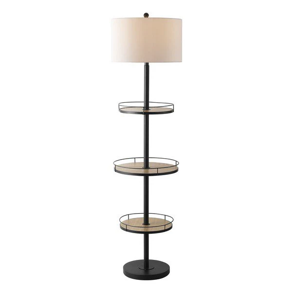 Safavieh Bello Floor Lamp - Matte Black - Image 2