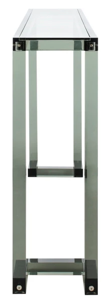 Safavieh Benji Acrylic Console Table - Black - Image 4