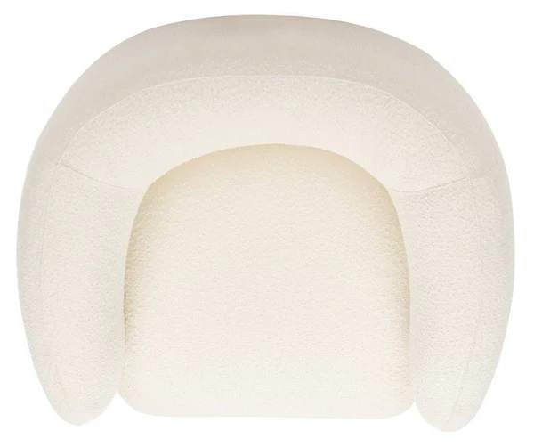 Safavieh Bernard Swivel Accent Chair - Ivory - Image 5