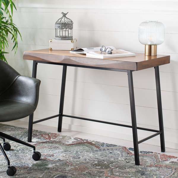 Safavieh Bernhart Desk - Walnut - Image 4