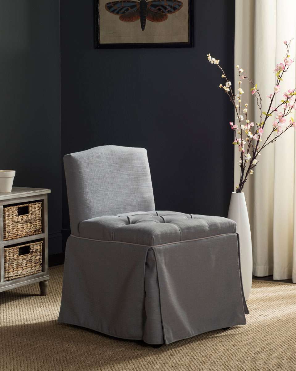 Safavieh Betsy Vanity Chair - Artic Gray - Image 3