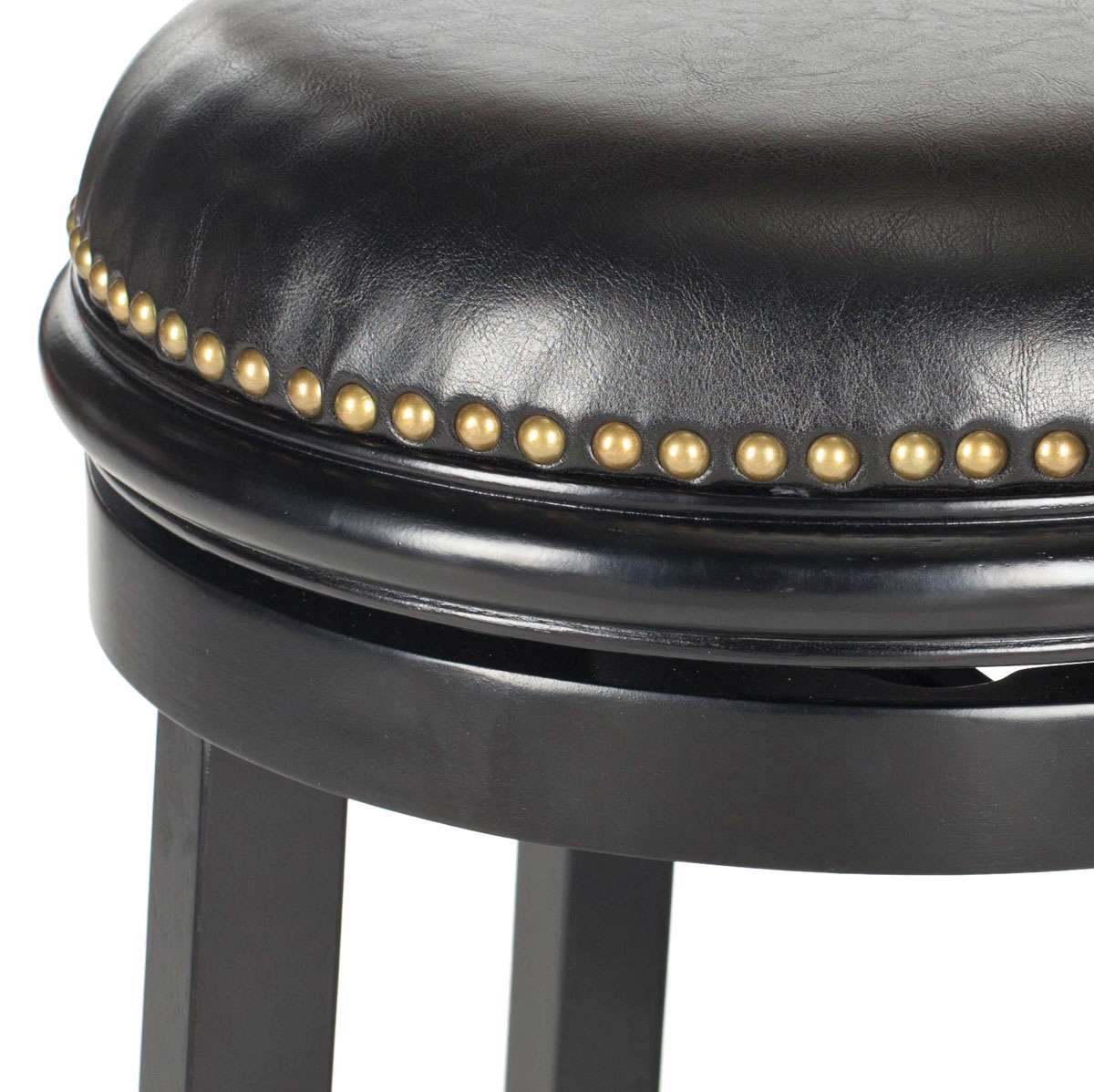 Safavieh Biagio Swivel Bar Stool - Black - Image 2
