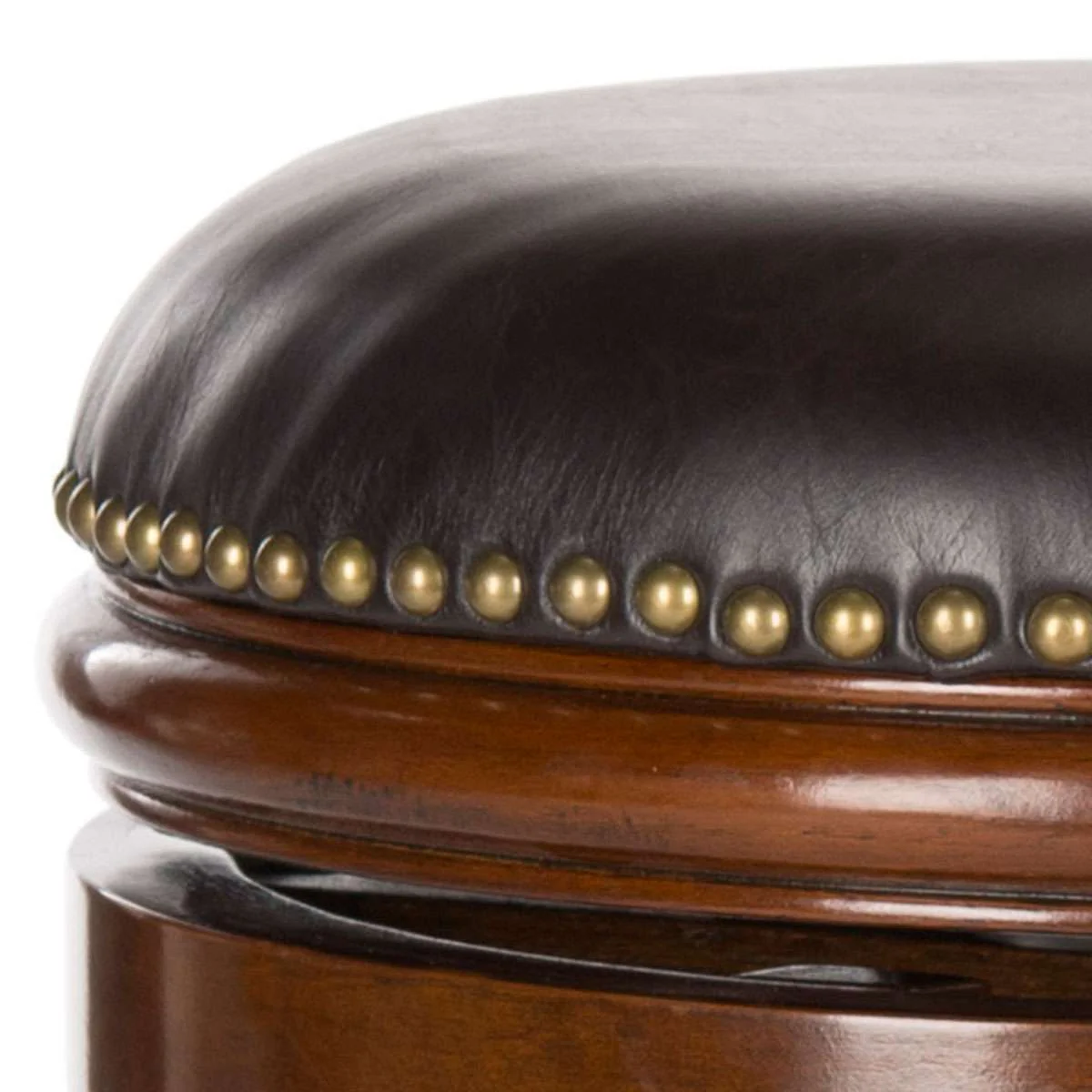 Safavieh Biagio Swivel Bar Stool - Walnut - Image 2