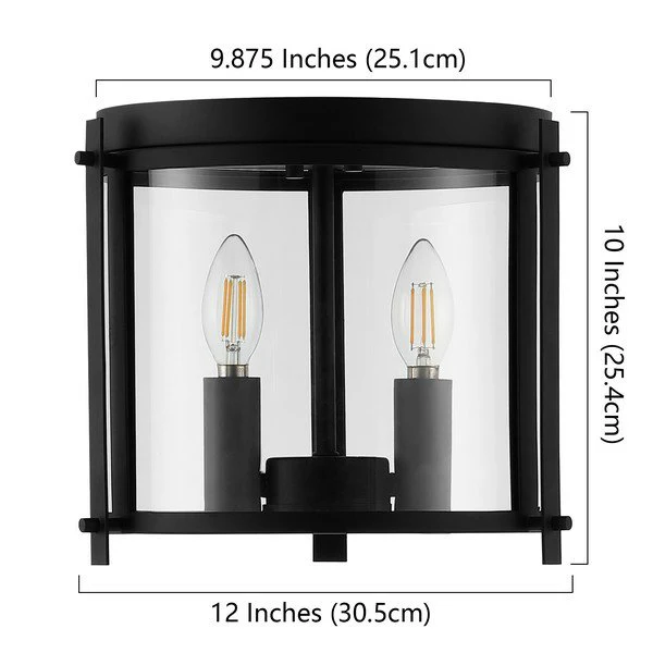 Safavieh Binsor Flush Mount - Oil Rubbed Bronze - Image 3