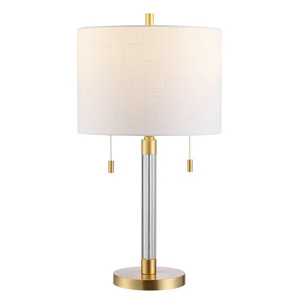 Safavieh Bixby Glass Table Lamp - Brass - Image 2