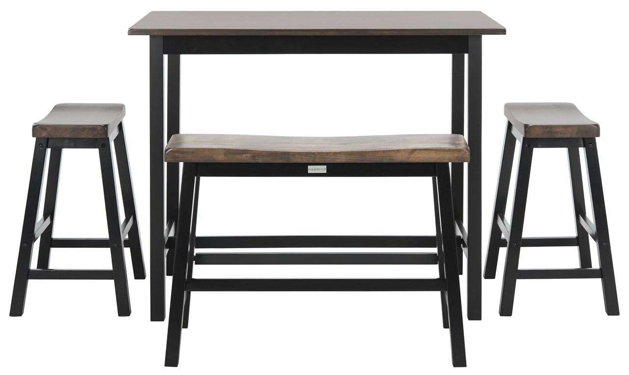 Safavieh Ronin 4 Pc Set Pub Table - Black - Image 2