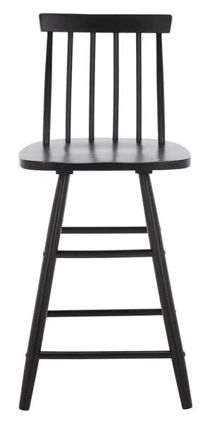 Safavieh May Wood Counter Stool - Black - Image 2