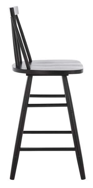 Safavieh May Wood Counter Stool - Black - Image 3