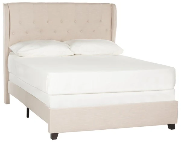 Safavieh Blanchett Bed Queen Size - Beige - Image 2