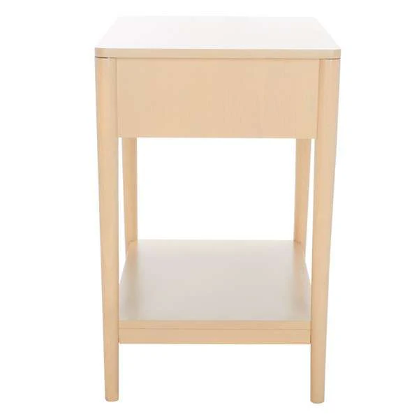 Safavieh Boden 1 Drawer Nightstand - White Wash - Image 3
