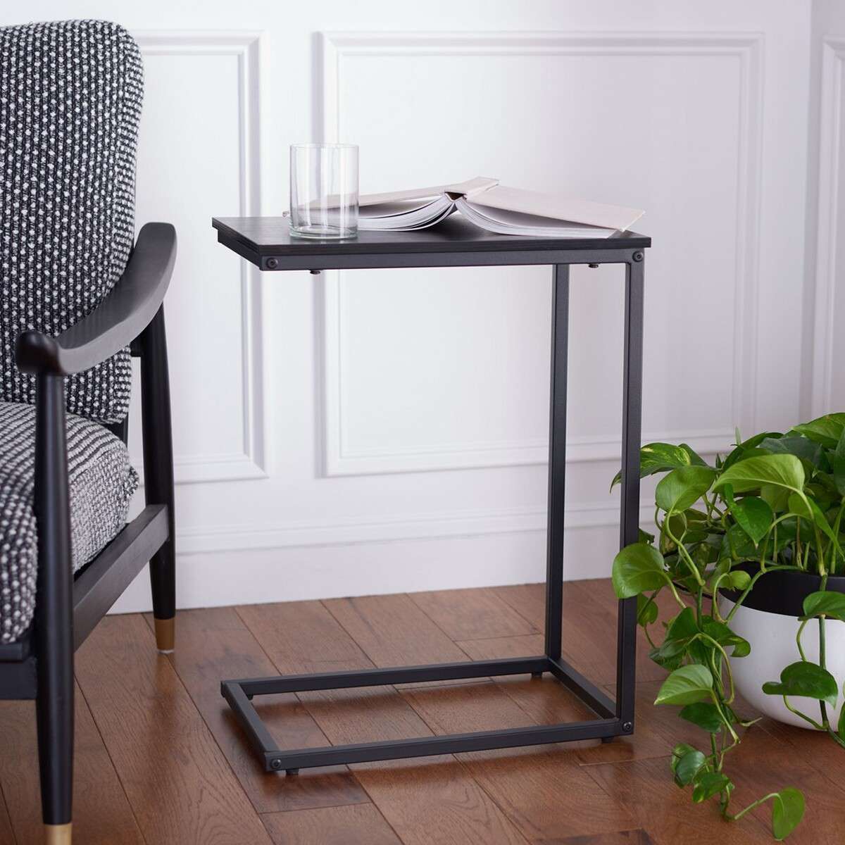 Safavieh Bodhi Rectangular Side Table - Black - Image 4