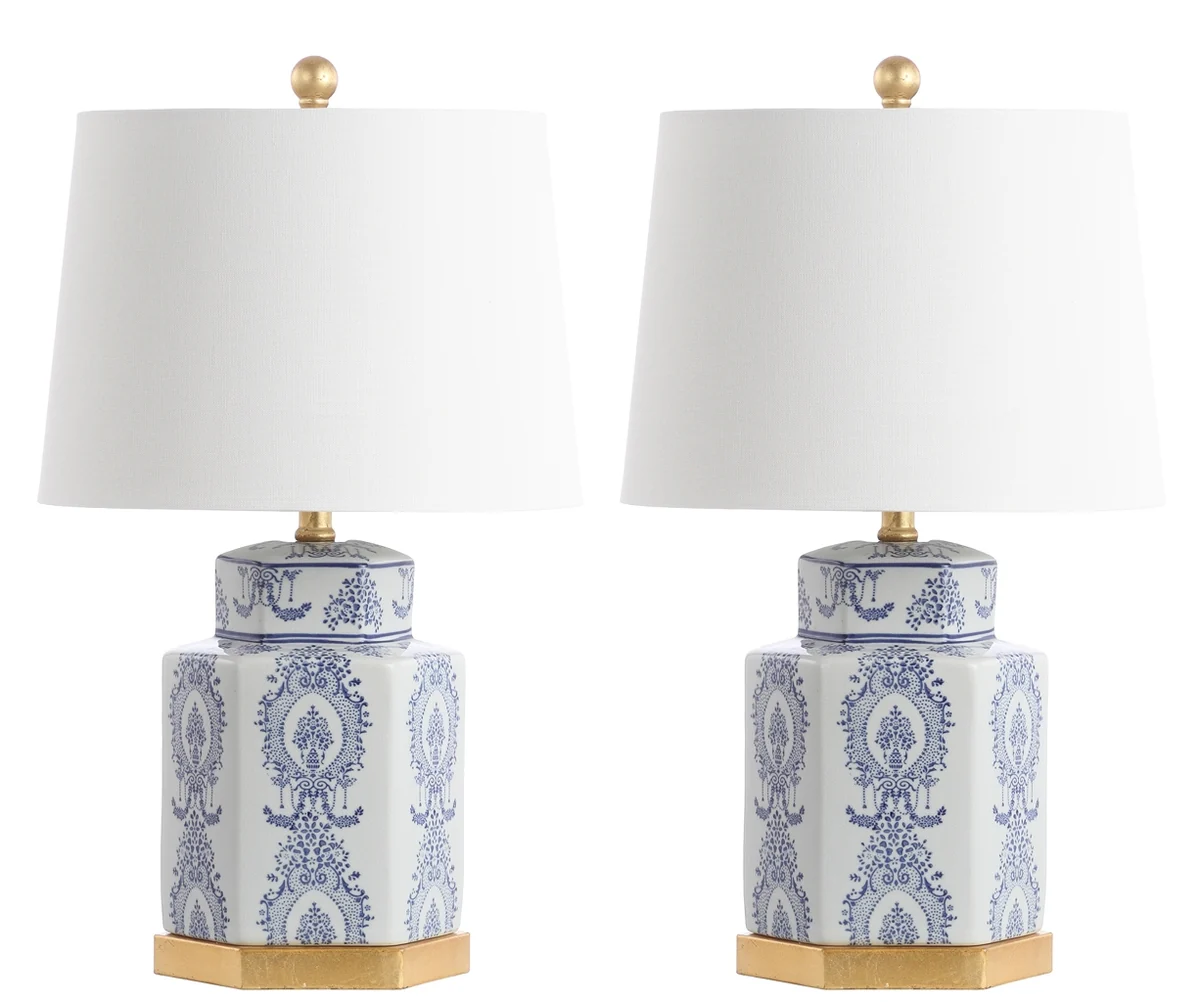 Safavieh Bodin Table Lamp Set Of 2 - Blue - Image 2
