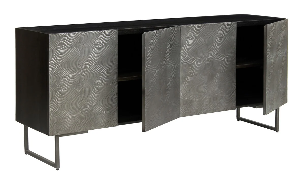 Safavieh Boone Abstract 4 Door Sideboar - Brown - Image 2