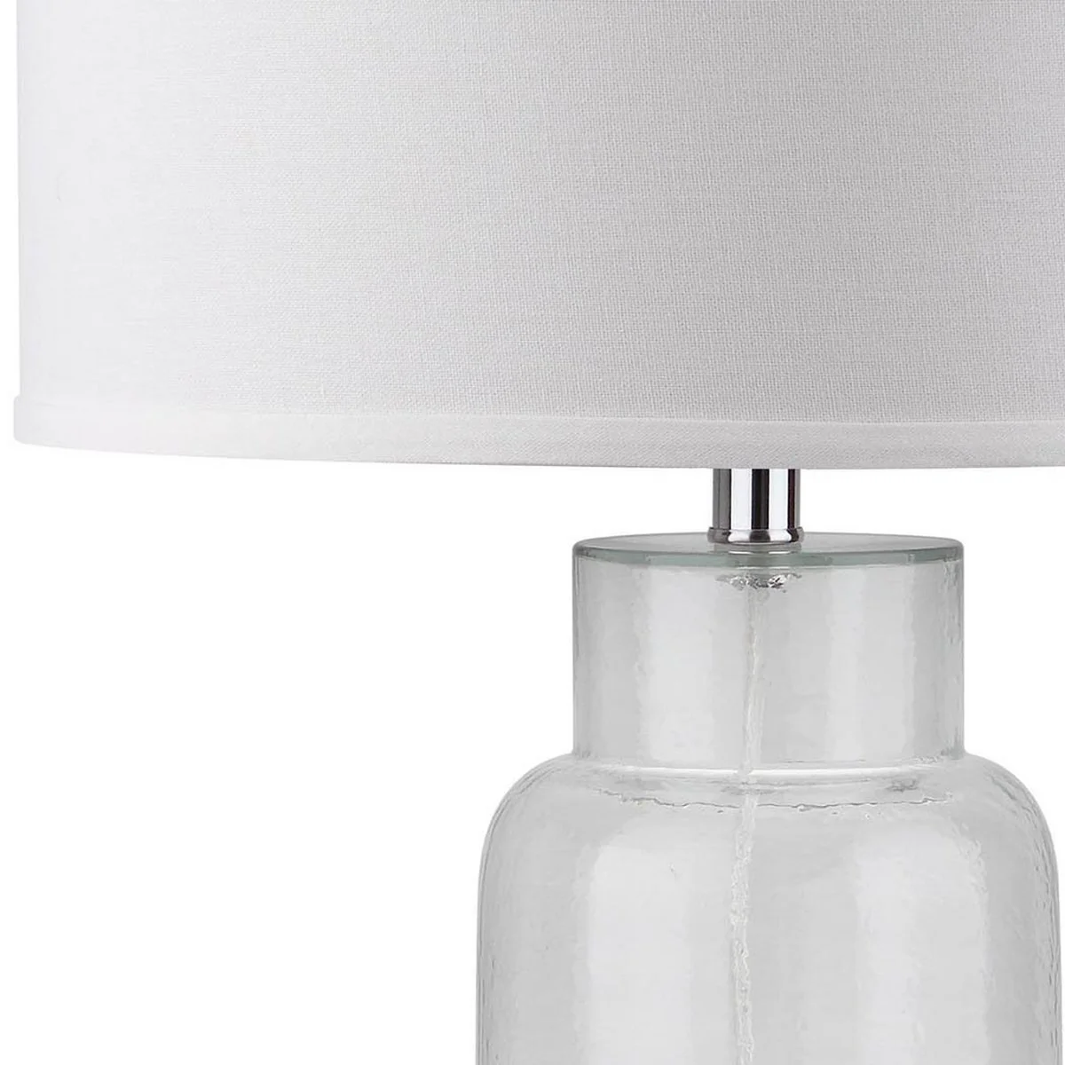 Safavieh Bottle 29-Inch H Glass Table Lamp Set Of 2 - Clear - Image 3
