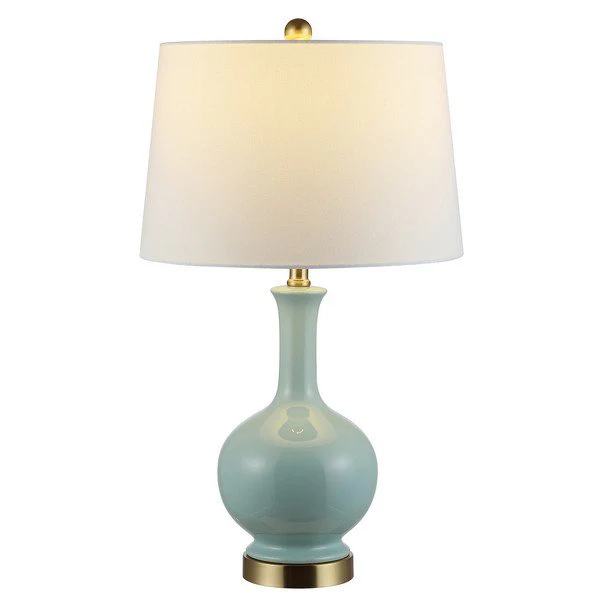 Safavieh Bowie Ceramic Table Lamp - Robins Egg Blue - Image 2