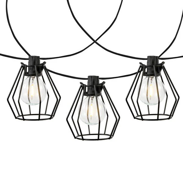 Safavieh Bowne Led Outdoor String Lights - Black - Image 2