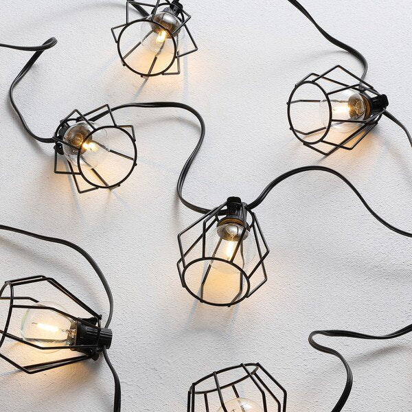 Safavieh Bowne Led Outdoor String Lights - Black - Image 3