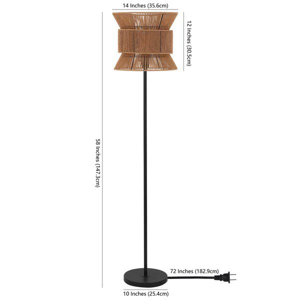Safavieh Boyer Floor Lamp - Natural - Image 3