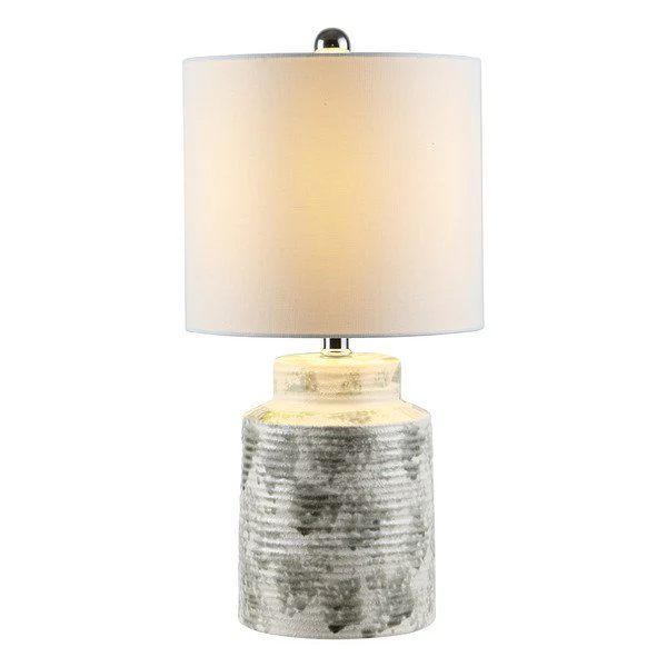 Safavieh Branko Ceramic Table Lamp - Grey - Image 2