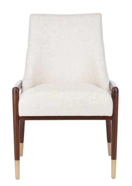 Safavieh Brennan Mid-Century Chair - Cream - Image 2