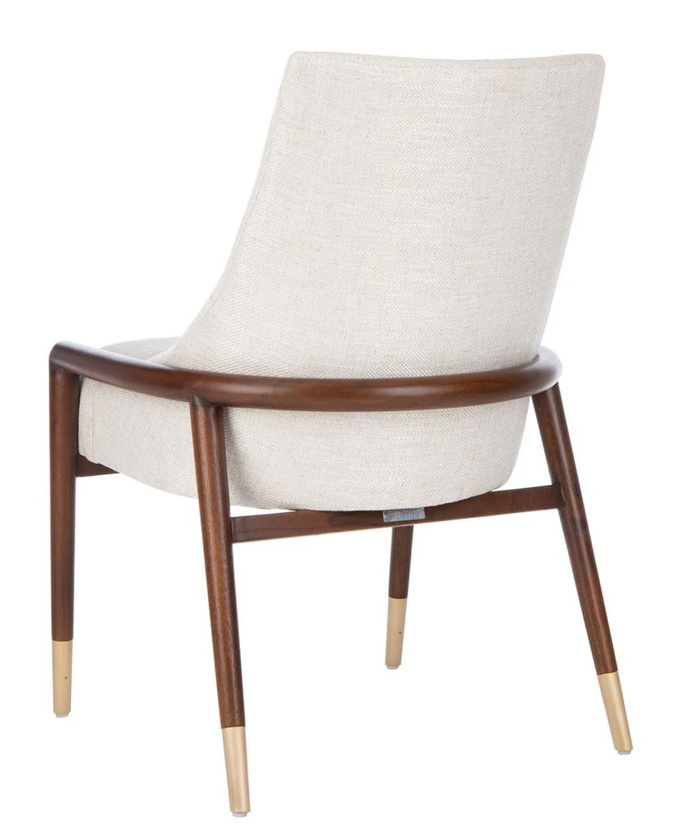 Safavieh Brennan Mid-Century Chair - Cream - Image 5