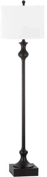 Safavieh Brewster 61.5-Inch H Floor Lamp - Oil Rubbed Bronze (Black) - Image 2