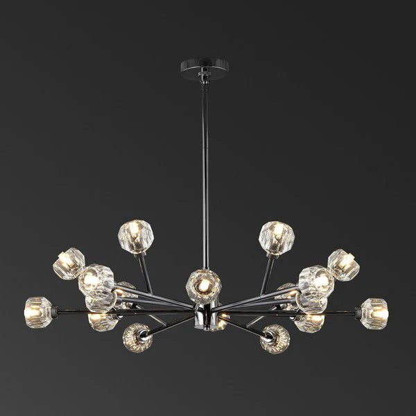 Safavieh Breyer Crstal Chandelier - Black - Image 2
