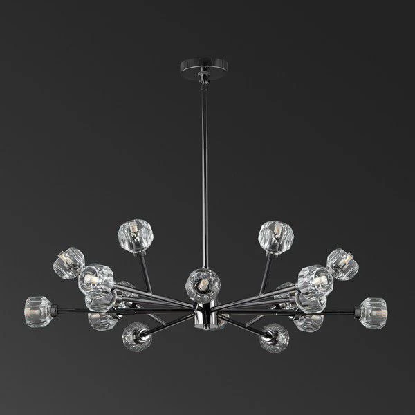 Safavieh Breyer Crstal Chandelier - Black - Image 4