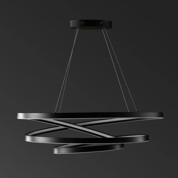 Safavieh Brianne Infinity Chandelier - Black - Image 4