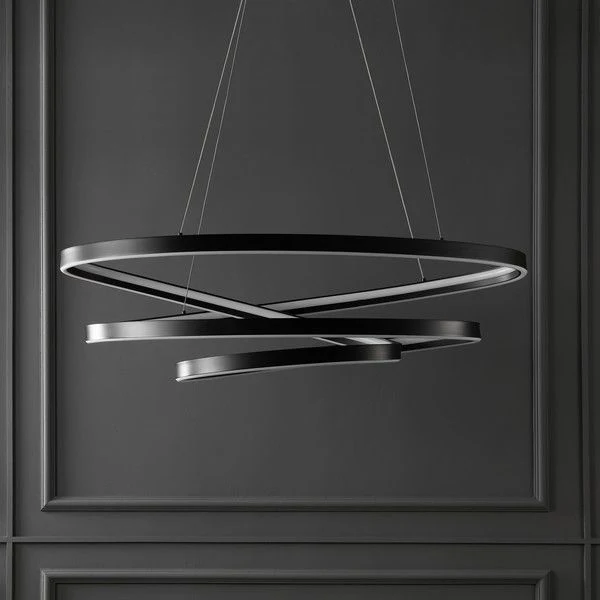 Safavieh Brianne Infinity Chandelier - Black - Image 5