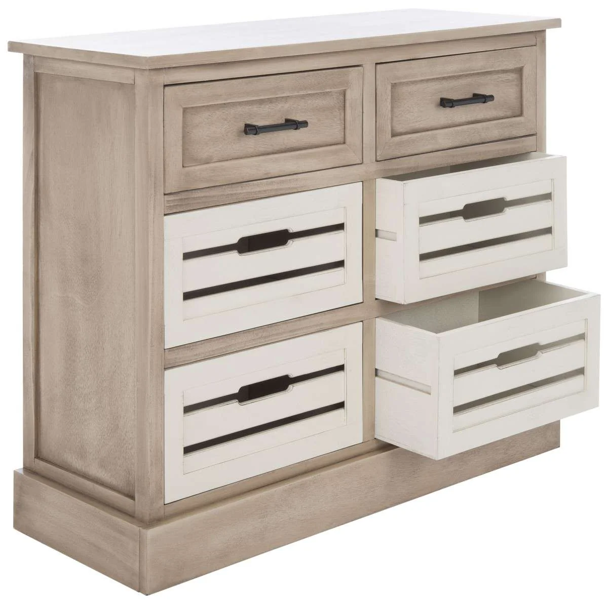 Safavieh Briar Removable 6 Drawer Storage Chest - Sand Frame - Image 3