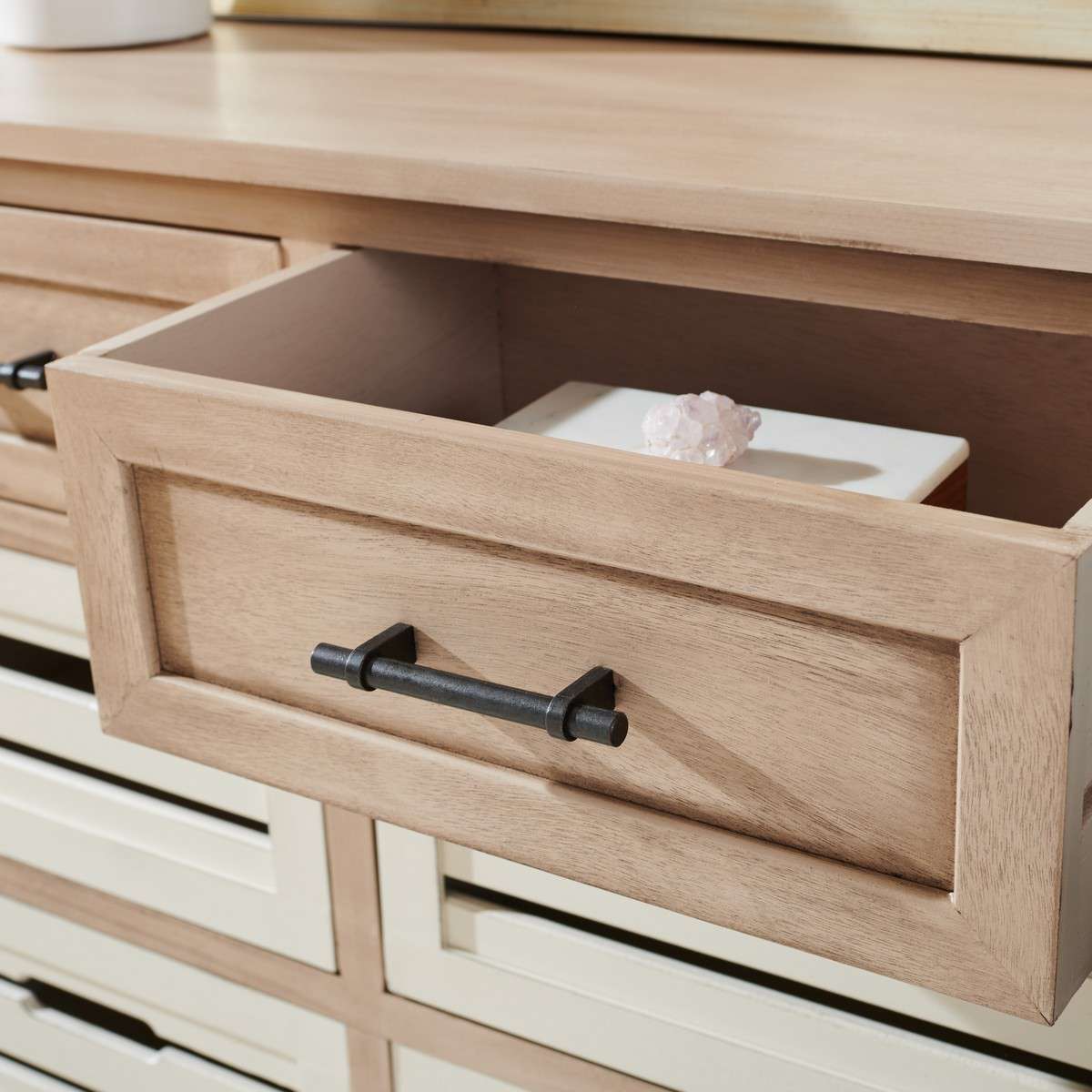 Safavieh Briar Removable 6 Drawer Storage Chest - Sand Frame - Image 4