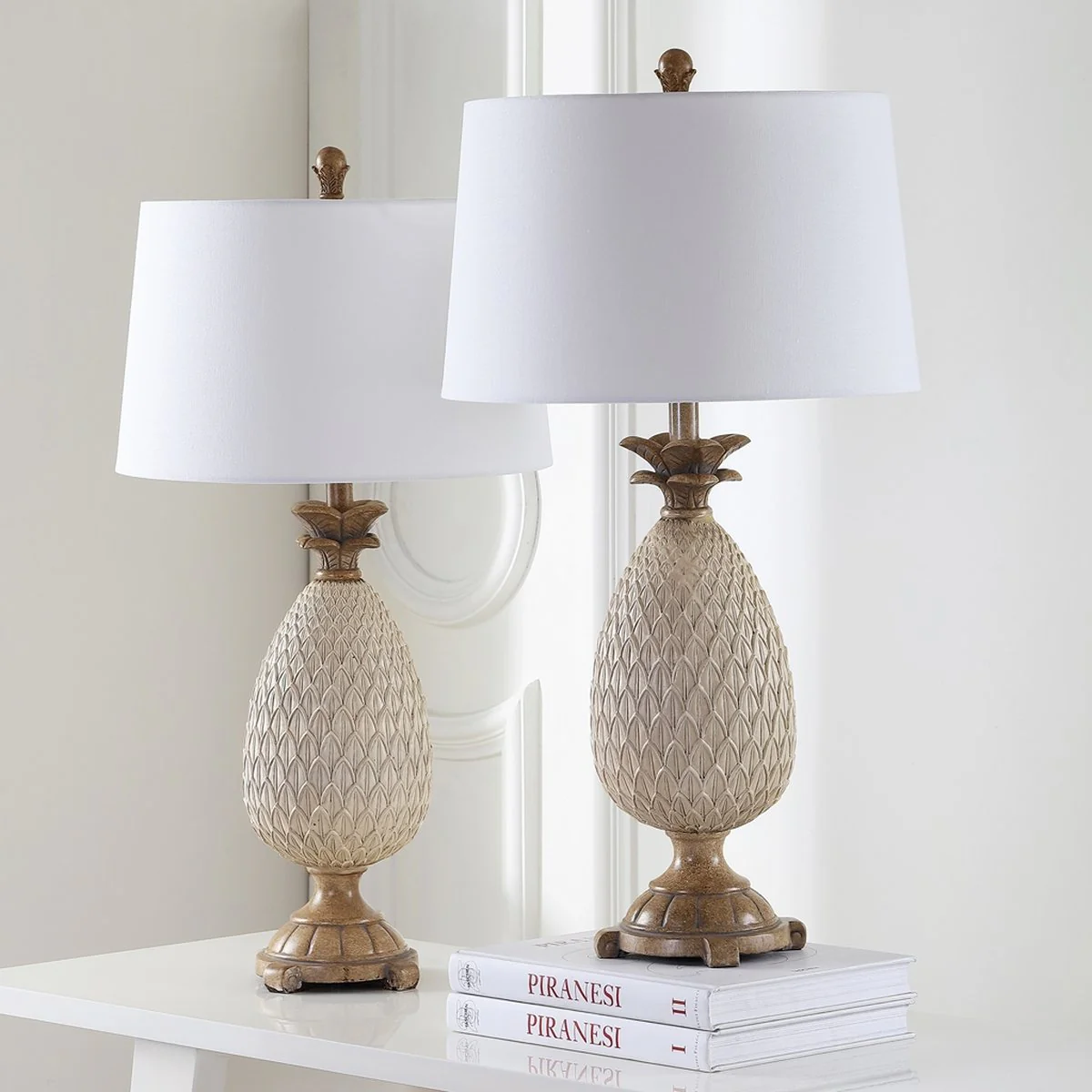 Safavieh Briar Table Lamp Set Of 2 - Antique Cream - Image 2