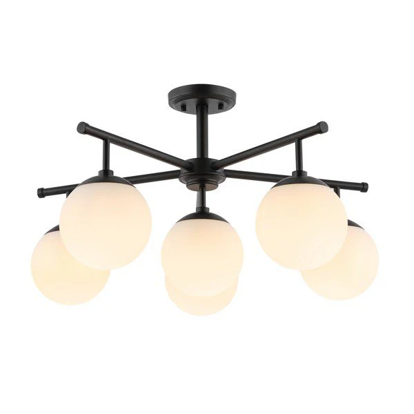 Safavieh Briette Flush Mount - Black - Image 2