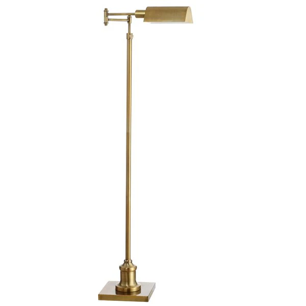 Safavieh Briggs Floor Lamp - Brass Gold - Image 2
