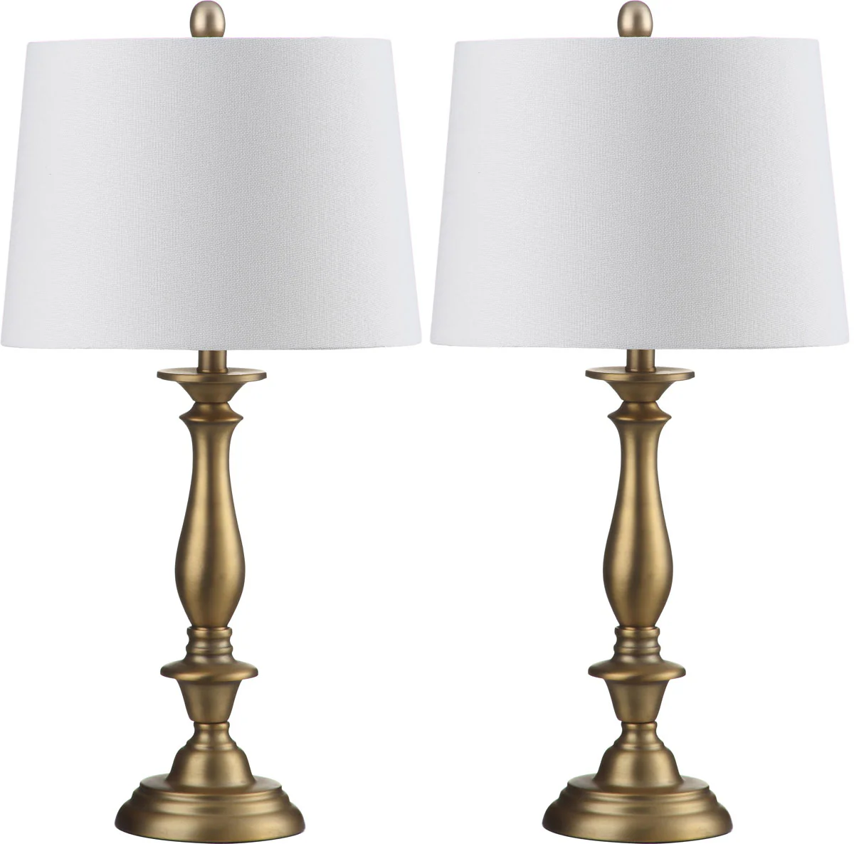 Safavieh Brighton 29-Inch H Candlestick Table Lamp Set Of 2 - Gold - Image 2