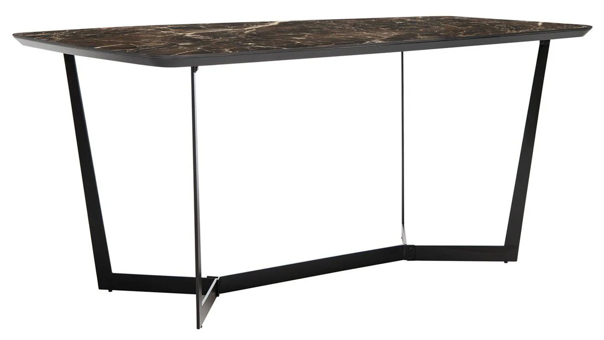 Safavieh Britta Metal Dining Table - Black - Image 3