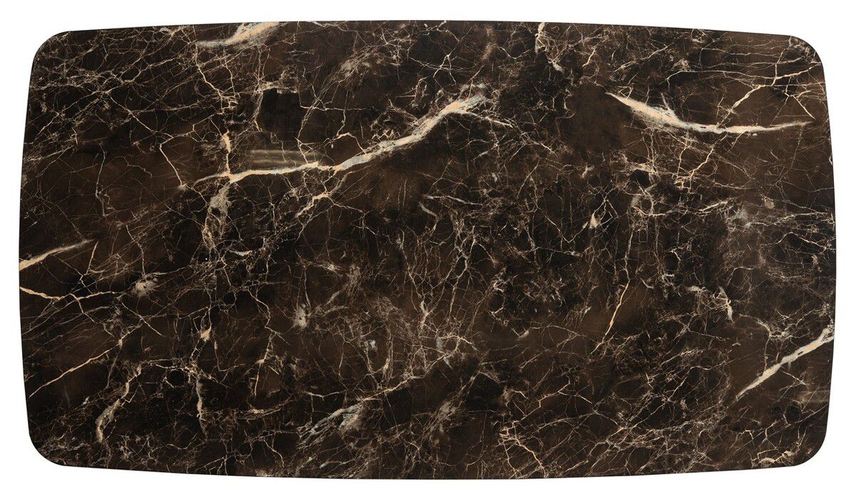 Safavieh Britta Metal Dining Table - Black - Image 5