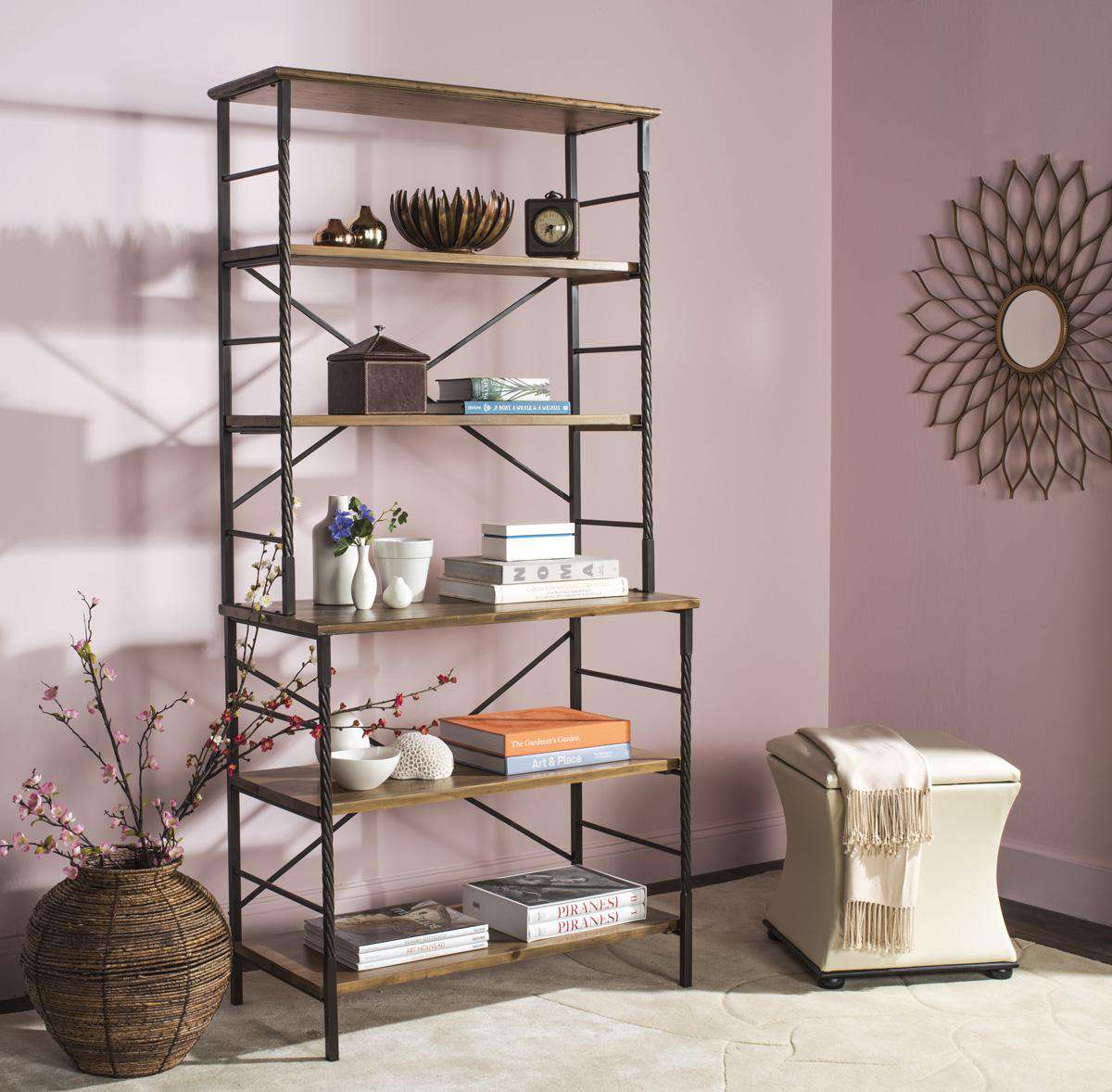 Safavieh Brooke 6 Tier Etagere - Antique Pewter - Image 2