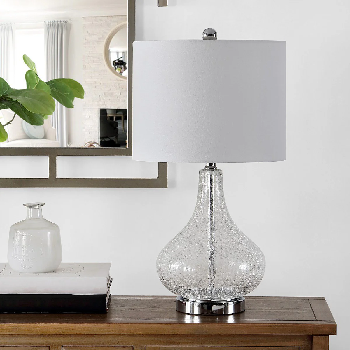 Safavieh Brooks Glass Table Lamp - Clear - Image 3