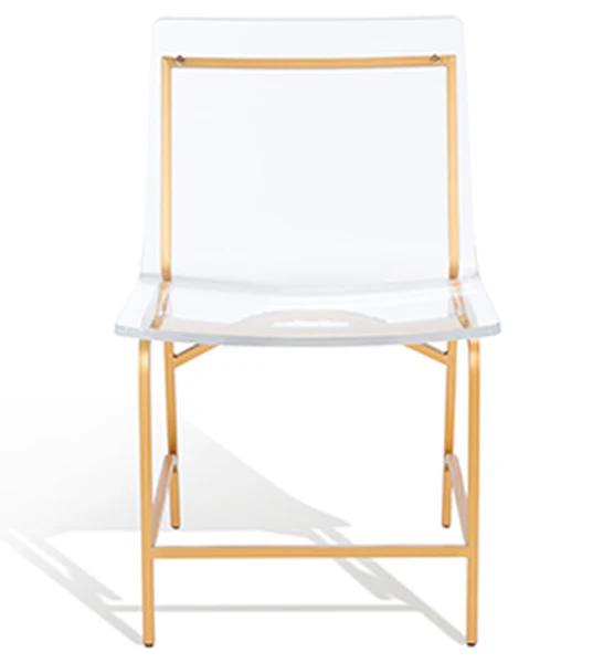 Safavieh Bryant Acrylic Dining Chair Set Of 2 - Clear - Image 2
