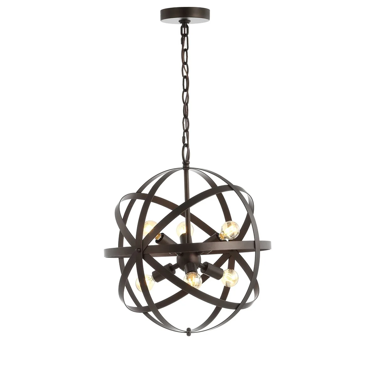 Safavieh Brycen Pendant - Dark Grey - Image 3