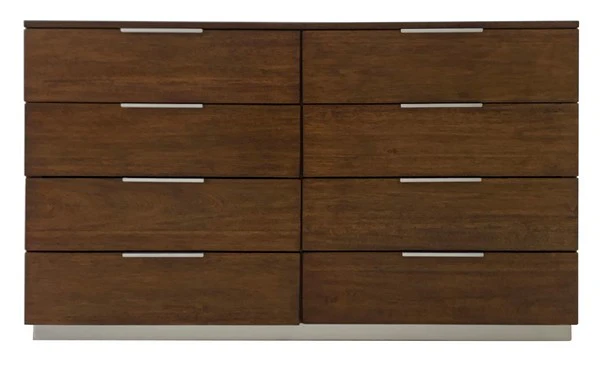 Safavieh Brylin 8 Drawer Dresser - Dark Walnut - Image 2